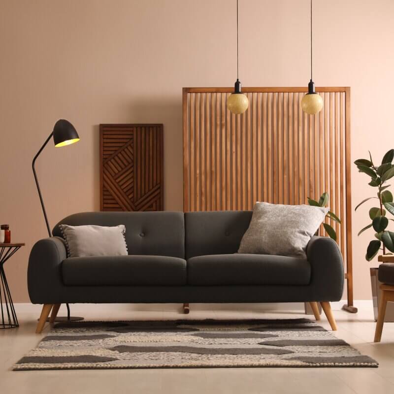 Light-filled renovated living room